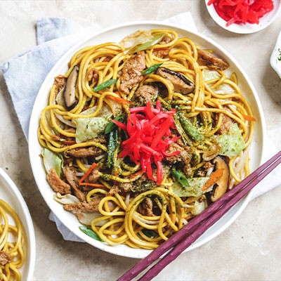  ​Colourful Yakisoba Noodles yariika Stourbridge